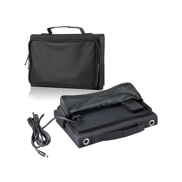 Bresser Painel solar portátil de 60W com saída USB e DC