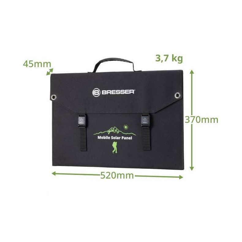 Bresser Painel solar portátil de 90W...