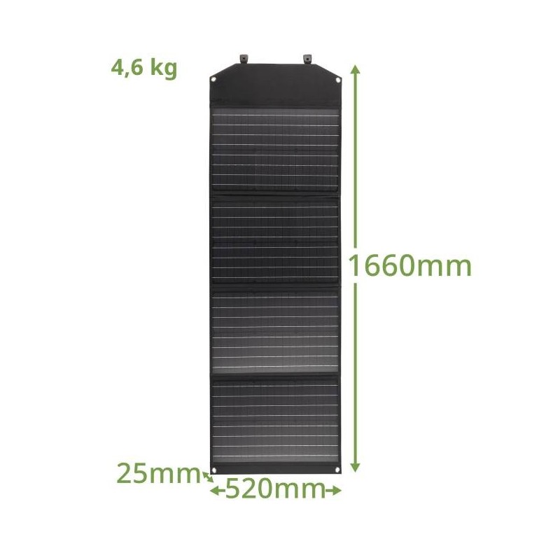 Bresser Painel solar portátil de 120W...