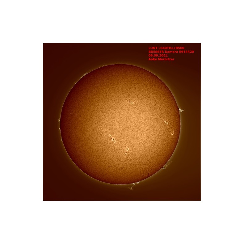 Telescópio solar H-alpha LUNT... Telescópio solar H-alpha LUNT...