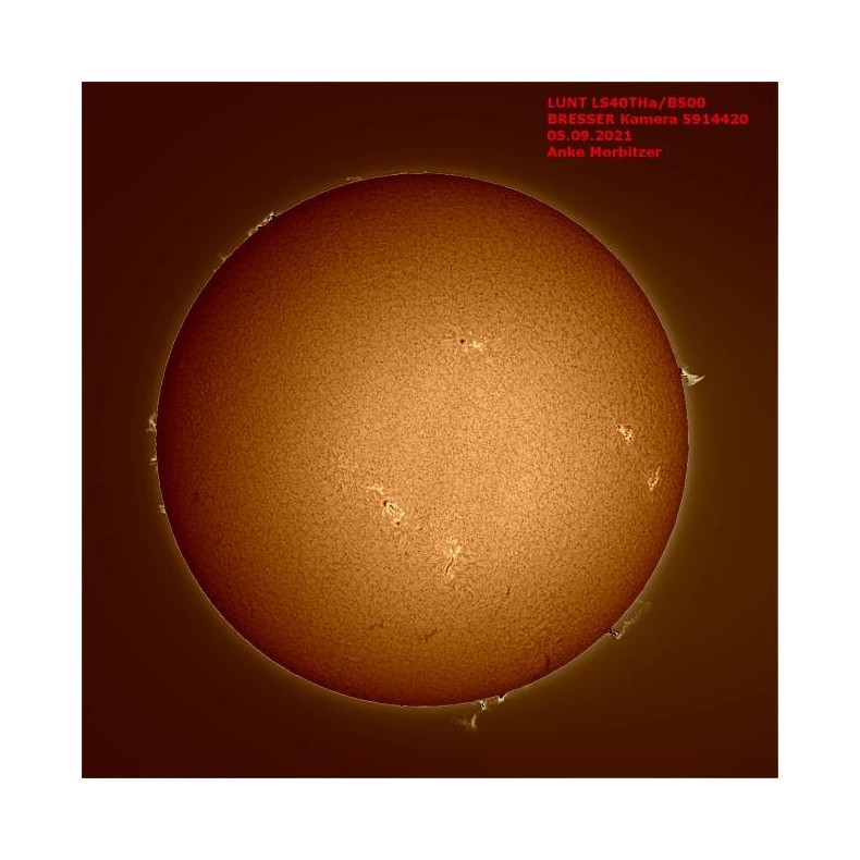 Telescópio solar LS40THa/B600 H-Alpha Telescópio solar LS40THa/B600 H-Alpha