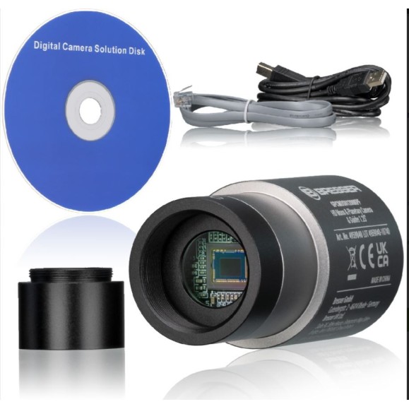 Câmara lunar e planetária e autoguiador 1,25'' BRESSER HD