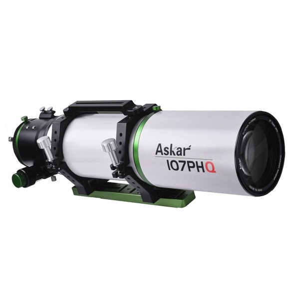 Askar Telescópio astrográfico quadruplo Super APO 107PHQ Telescópio astrográfico de campo plano F/7 de 107 mm