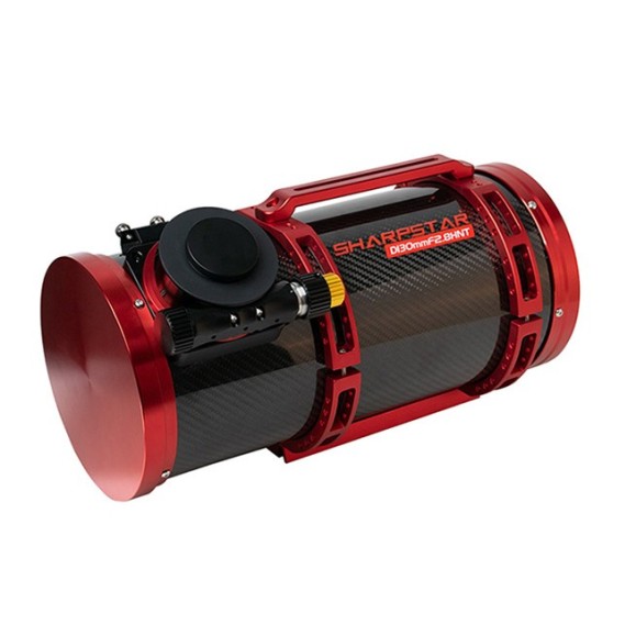 Telescópio astrográfico hiperbólico Sharpstar 130 mm f / 2.8 com corretor e tubo de carbono