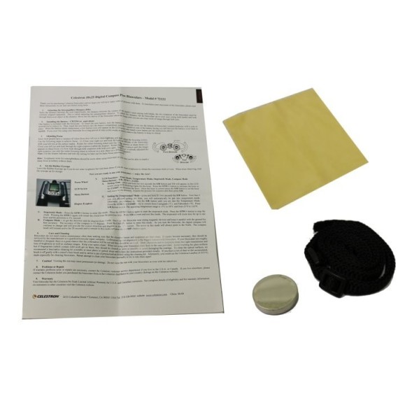 Celestron Binóculos compactos 10x25 Bússola digital com LED