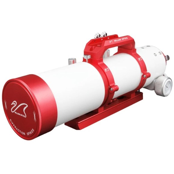 William Optics AP 73/430 Super ZenithStar 73 Red OTA Telescópio refrator apocromático