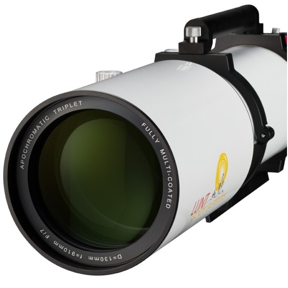 LUNT LS130MT/B3400 R&P APO Telescópio Solar H-alfa e Noturno Multiusos