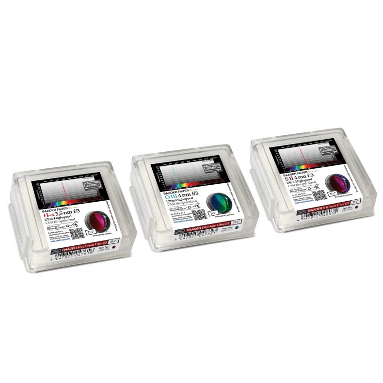Conjunto de 3 filtros Baader...