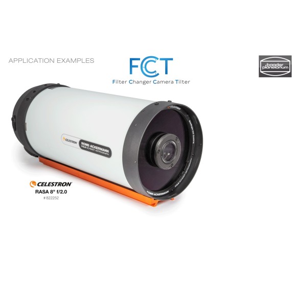 Filtro deslizante e basculante BAADER FCCT I para câmaras RASA 8" e 77mm QHY