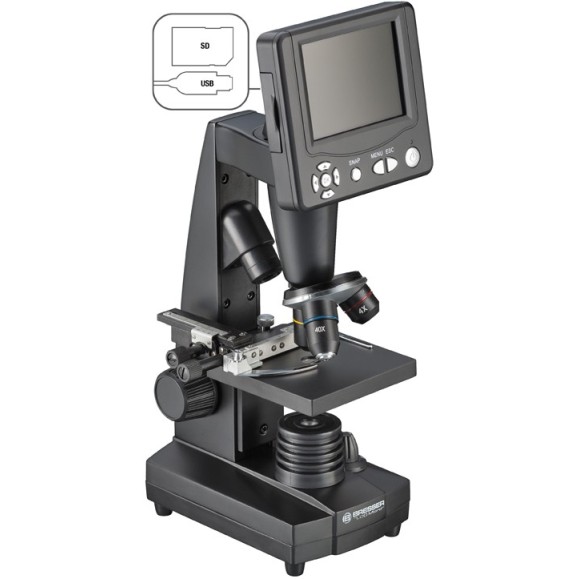 Microscópio digital LCD Bresser