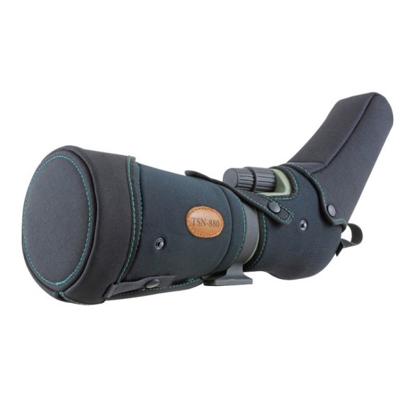 Kowa Kit de mira TSN-88A com ocular de zoom de 25-60x TE-11 WZ II e estojo de neopreno