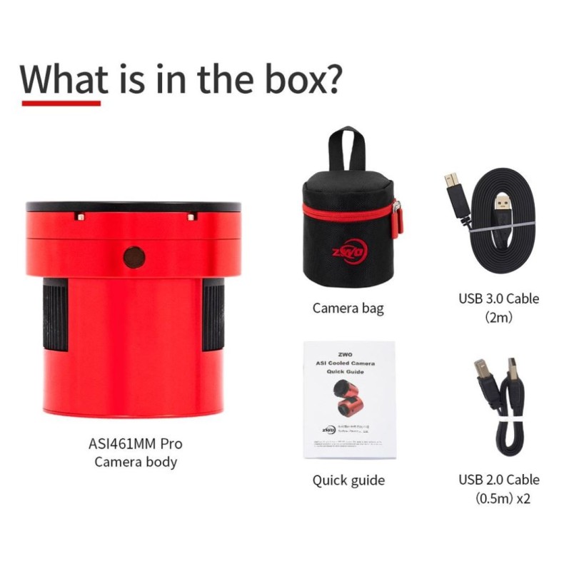 ZWO Câmara frigorífica monocromática...