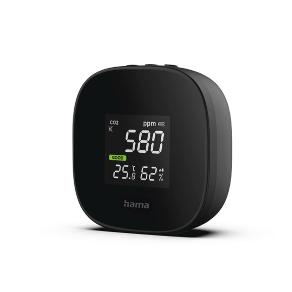 Hama Detetor ````Safe'' Detetor de C02, temperatura e humidade
