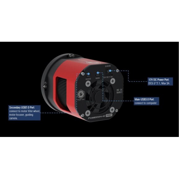 Câmara frigorífica mono Player One Poseidon-M Pro (IMX571)