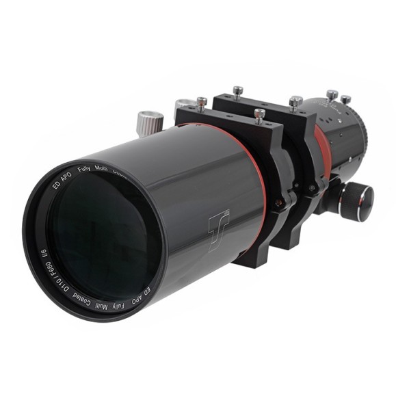 TSTelescópio refrator -Optics 110mm f/6 SD APO - FPL51 - Objetiva de Lantânio - Focador de 2,7" RAP