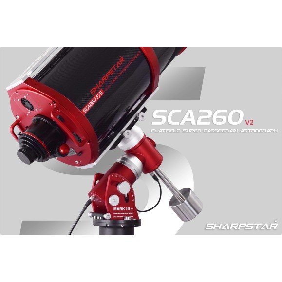 Telescópio Astrográfico Asférico Sharpstar Cassegrain SCA260 F5 v2