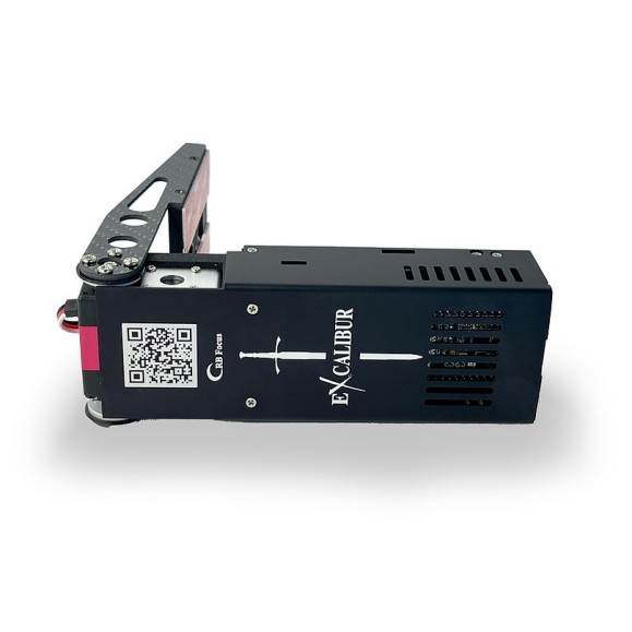 RB caixa plana e módulo de motor Focus eXcalibur 180mm com fonte de alimentação 2A