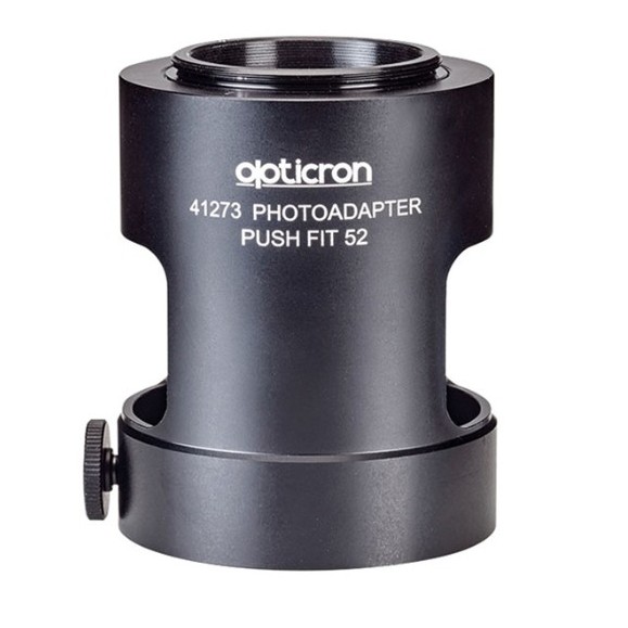 Opticron Adaptador fotográfico Push Fit 52 para utilização com ocular de zoom 41270 SDL