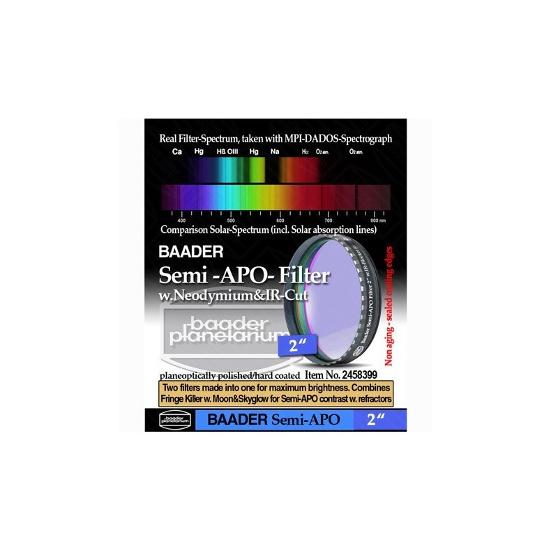 Filtro Semi APO 2" Filtro Semi APO 2"