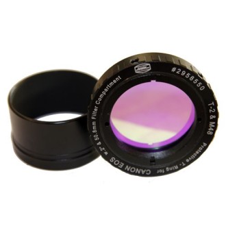 Montura T Canon EOS de gran campo con filtro UHC-S