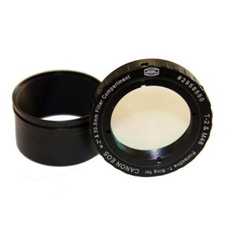 Montura T Canon EOS de gran campo con filtro UV/IR