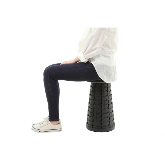 Banco dobrável Mini Max Stool Preto