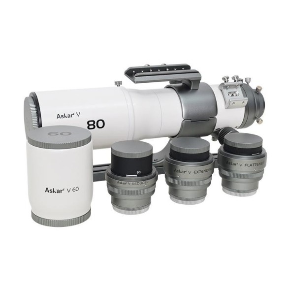 Askar Telescópio Apocromático Modular V 60mm e 80mm