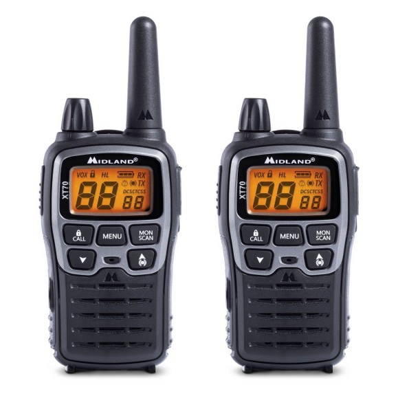 Rádio XT70 casal pmr446 Midland