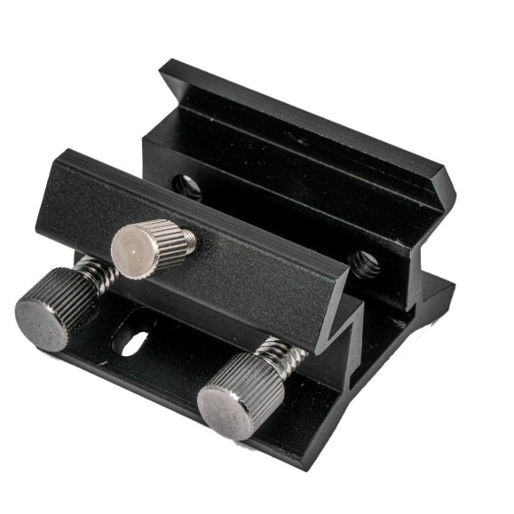 EXPLORE SCIENTIFIC Sapata de motor de busca híbrido para montagem em tubo, preto