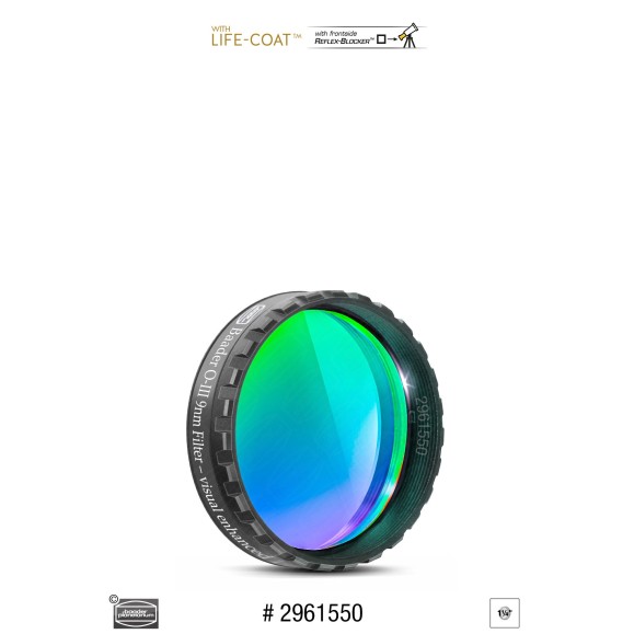 Filtro Baader O-III 1¼" Super-G (9 nm) - optimizado para CMOS