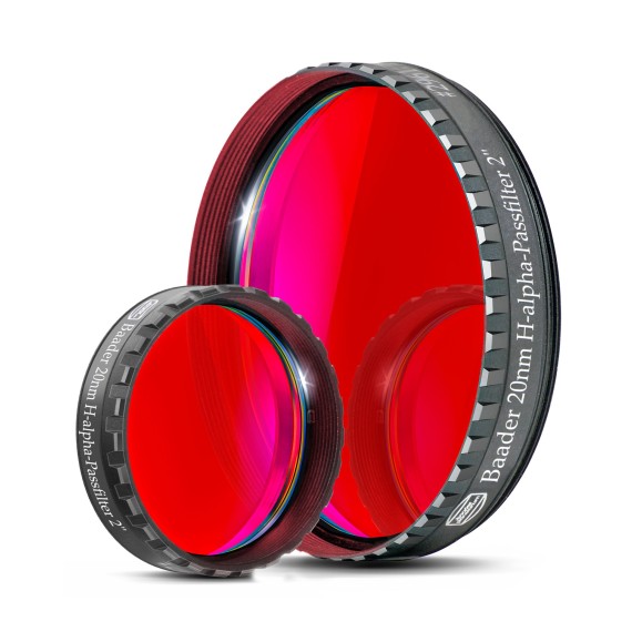 Filtro passa-banda H-alfa Baader 1¼" (20 nm)