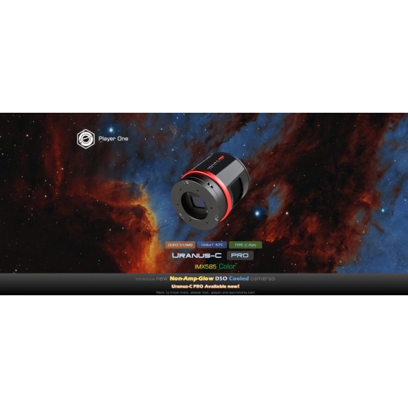 Player One URANUS-C PRo (IMX585 Colour) Câmara arrefecida