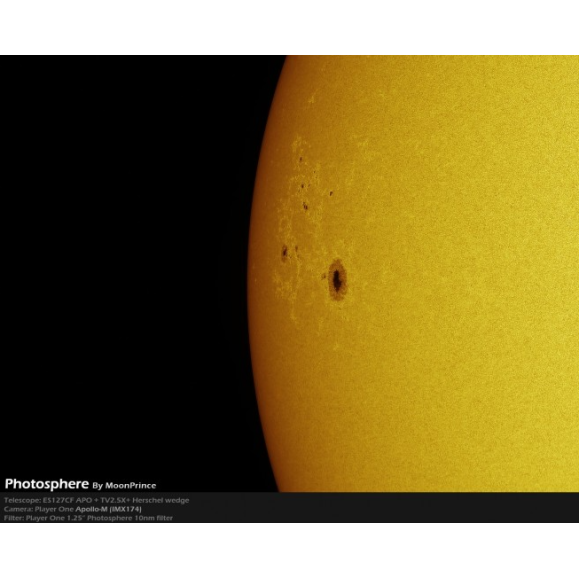 Player One Apollo-C USB 3.0 (IMX174) Cor da câmara