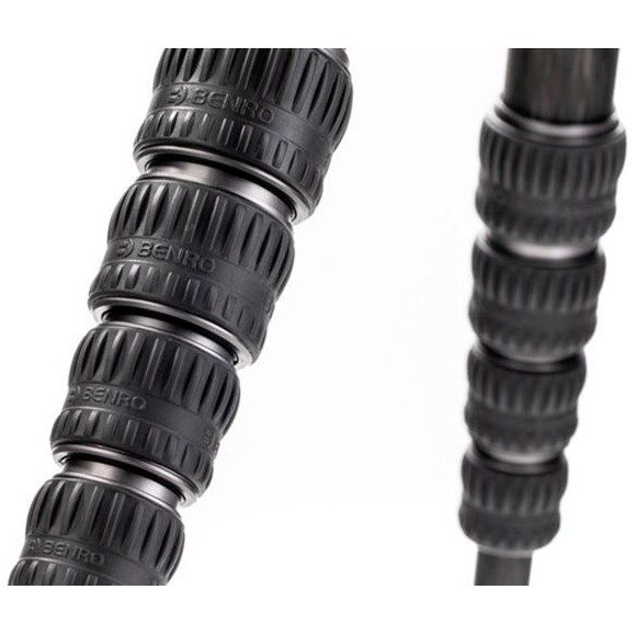 Kit de tripé Benro Tortoise 24CLV Carbon + S4Pro