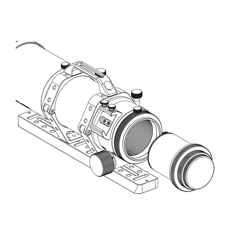 ZWO Redutor de aplanação 0,75x PARA FF65