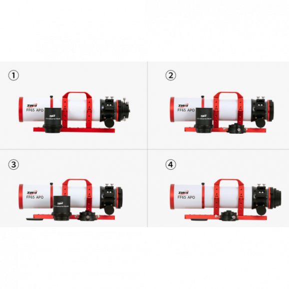 ZWO Redutor de aplanação 0,75x PARA FF65