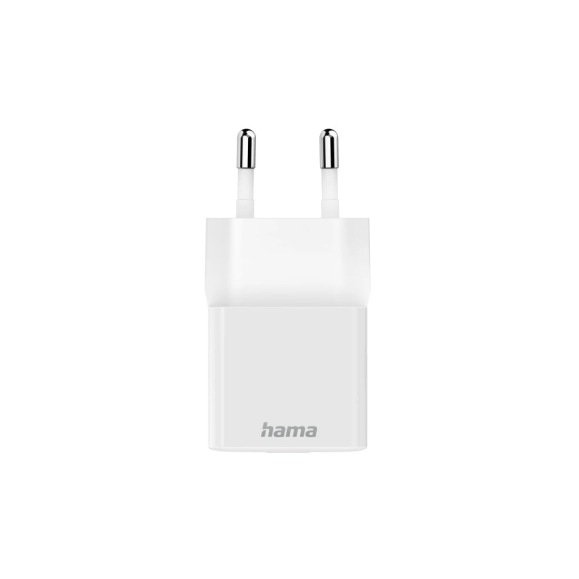 HAMAMini carregador , USB-C, PD/Qualcomm®, Carregamento rápido, 20 W, branco
