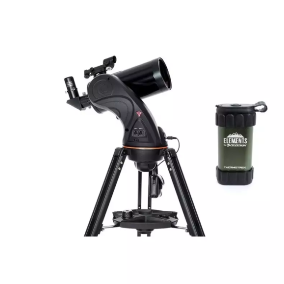 Celestron Pacote de telescópio Astro Fi 102mm Wifi Maksutov Cassegrain com curso introdutório personalizado