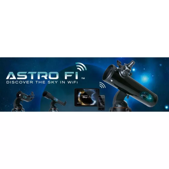 Celestron Pacote de telescópio Astro Fi 102mm Wifi Maksutov Cassegrain com curso introdutório personalizado