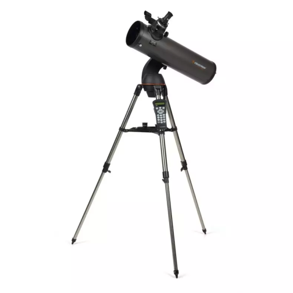 Celestron Pacote de telescópio NexStar 130 SLT 31145 com curso introdutório personalizado