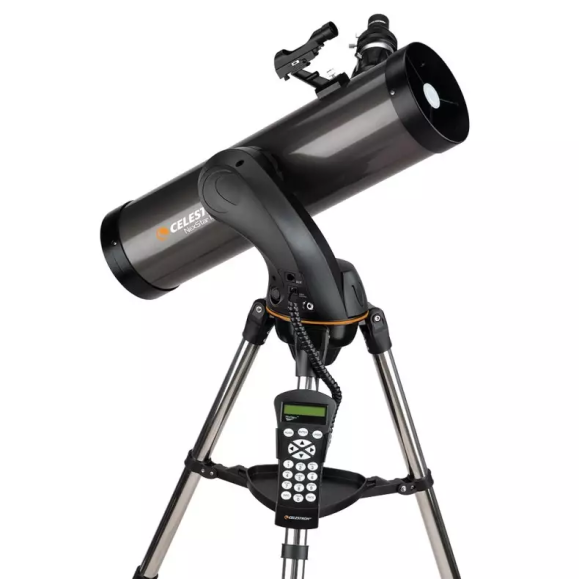 Celestron Pacote de telescópio NexStar 130 SLT 31145 com curso introdutório personalizado