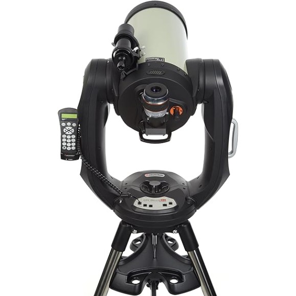 Celestron Pacote de telescópio CPC Deluxe 925 HD 11008 com cunha equatorial e curso introdutório personalizado
