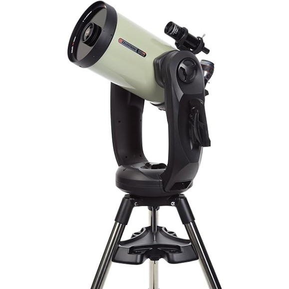 Celestron Pacote de telescópio CPC Deluxe 925 HD 11008 com cunha equatorial e curso introdutório personalizado