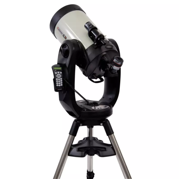 Celestron Pacote de telescópio CPC Deluxe 925 HD 11008 com cunha equatorial e curso introdutório personalizado