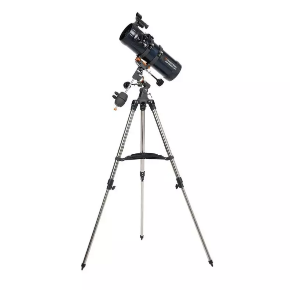 Celestron Pacote de telescópio AstroMaster 114 EQ-MD Smartphone com curso inicial personalizado
