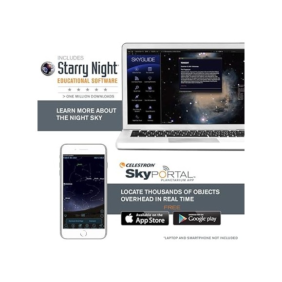 Celestron Pack Telescópio AstroMaster 130 EQ-MD com motor 31051 com curso introdutório personalizado