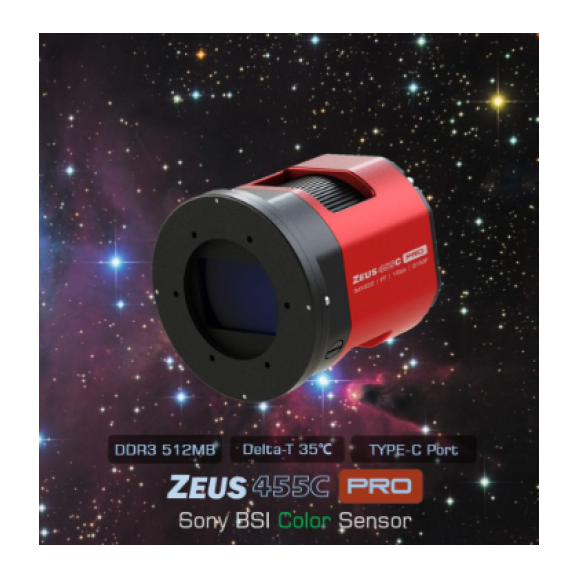 Player One Zeus 455C Pro (IMX455) Câmara planetária a cores de fotograma completo
