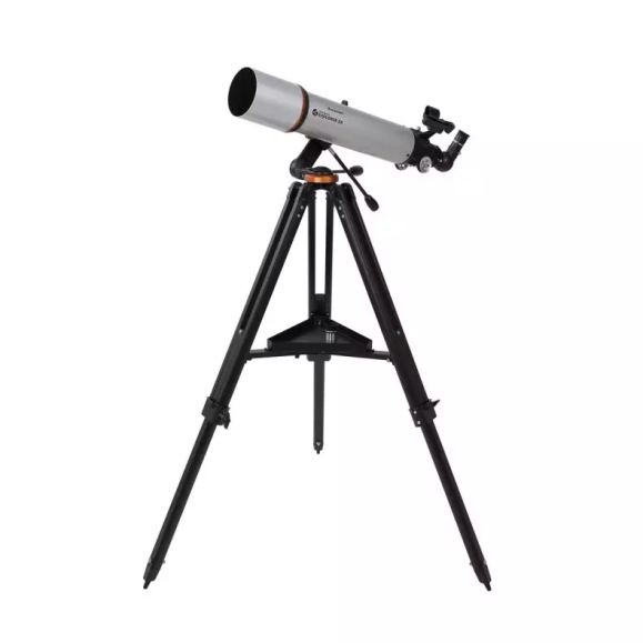 Celestron Pacote de telescópio refrator StarSense Explorer DX 102 com curso introdutório personalizado