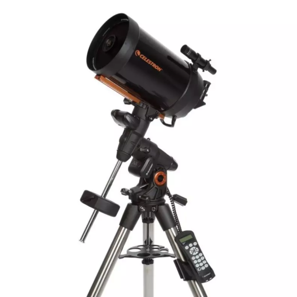 Celestron Pacote de telescópio Schmidt-Cassegrain AVX 8S 12026 com curso personalizado de astrofotografia