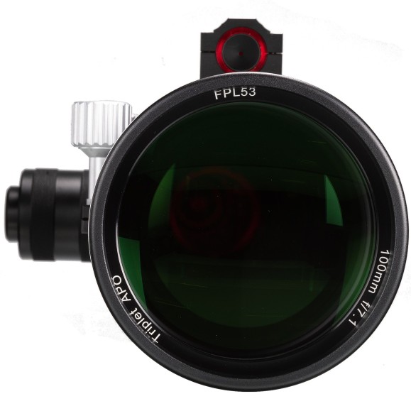 Telescópio LUNT LS100MT/B1200R&P APO para o Sol e o céu estrelado